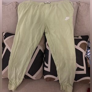 Nike Kids Light Green Sweatpants